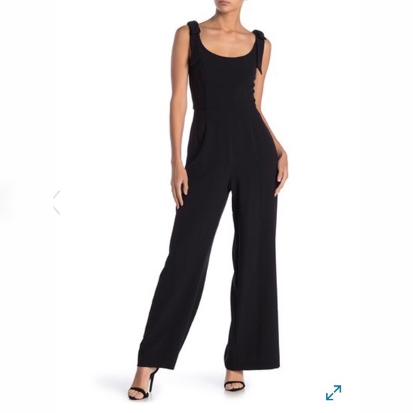 julia jordan Pants - Julia Jordan Bow Shoulder Jumpsuit NWOT